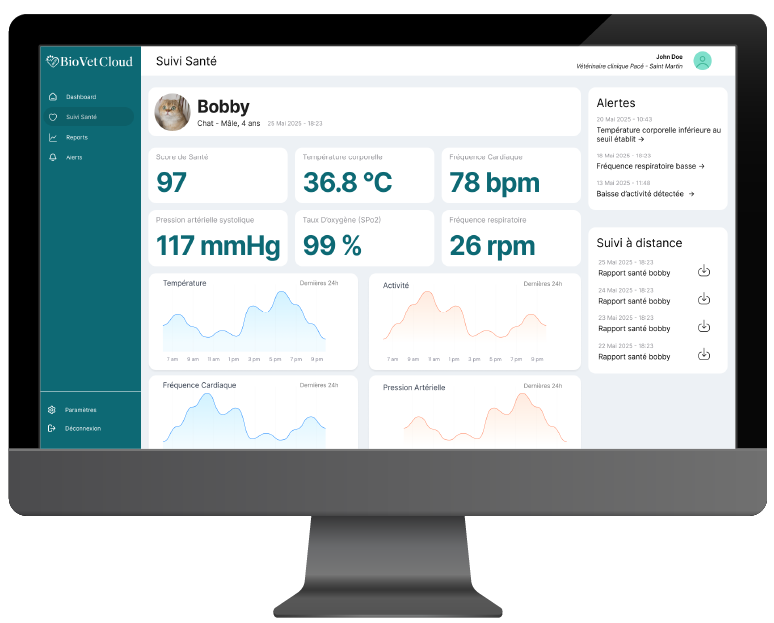 Preview of BioVetCloud on desktop