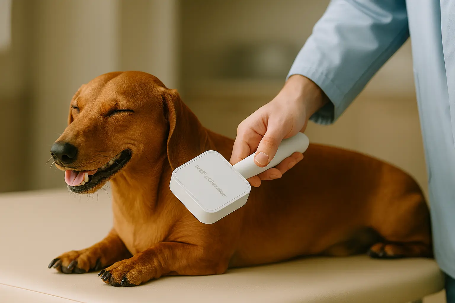 chien heureux, vétérinaire approche biopetreader